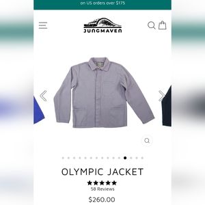 Jungmaven Olympic Jacket NWT Green